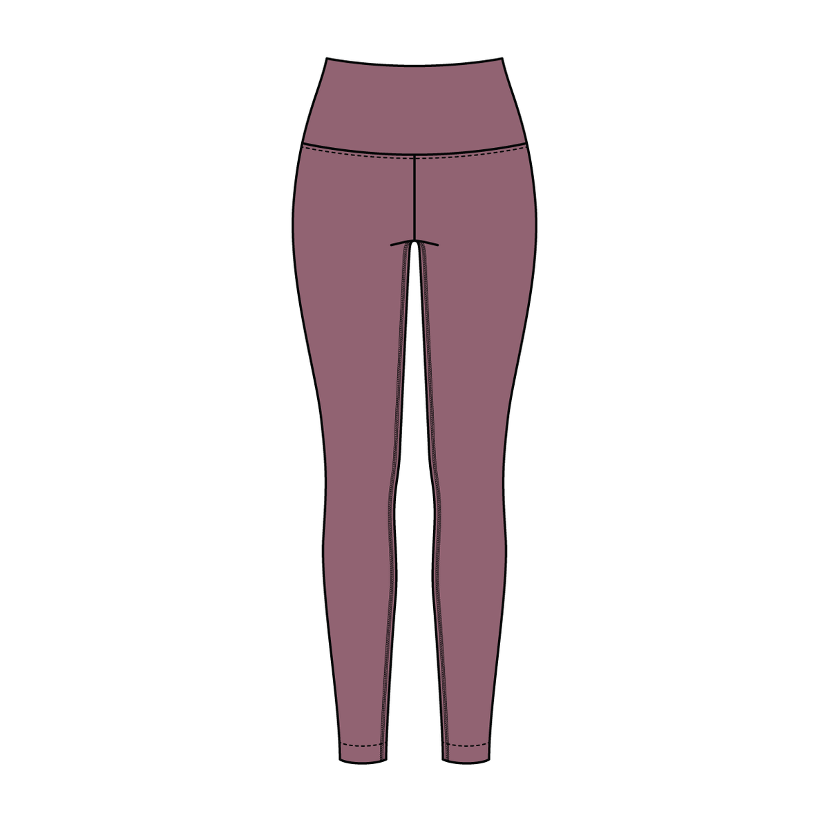 Women’s High Rise Legging with Contrast Binding