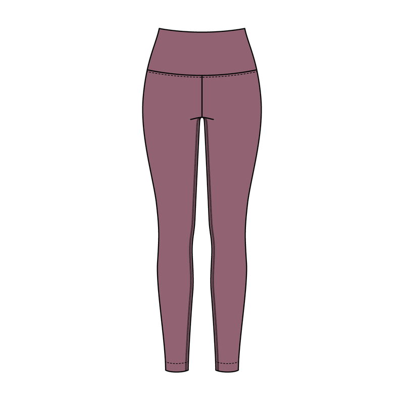 Women’s High Rise Legging with Contrast Binding