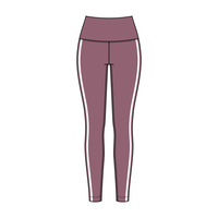 Women’s High Rise Legging with Contrast Binding
