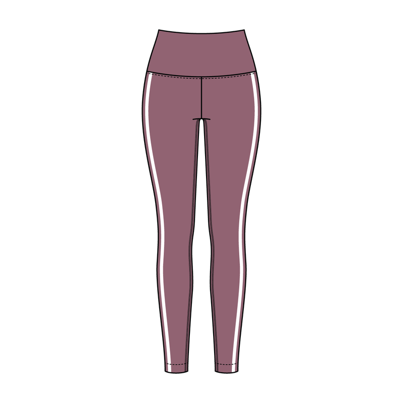 Women’s High Rise Legging with Contrast Binding