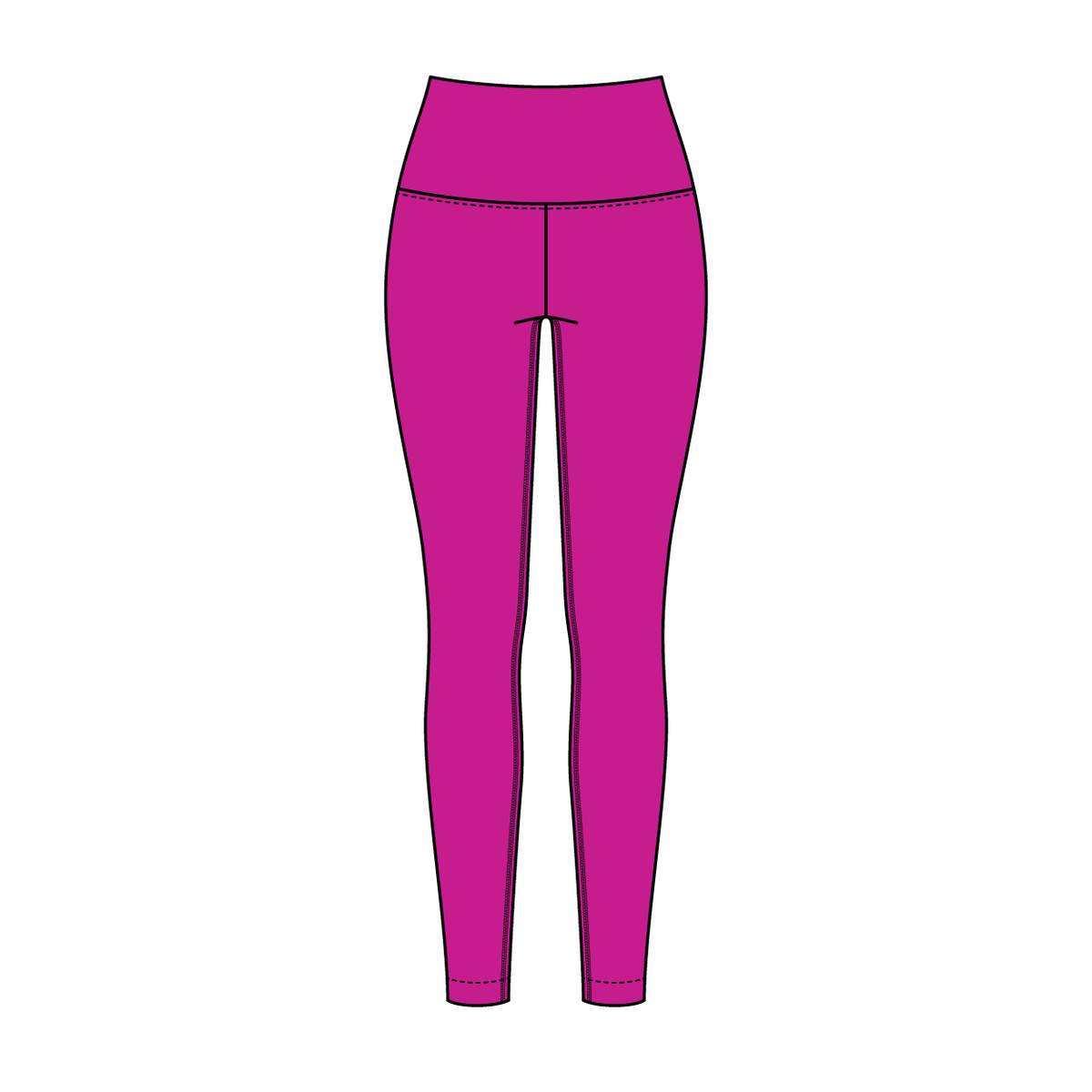 Women’s High Rise Legging with Contrast Binding