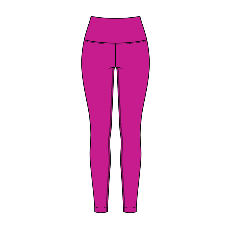 Women’s High Rise Legging with Contrast Binding