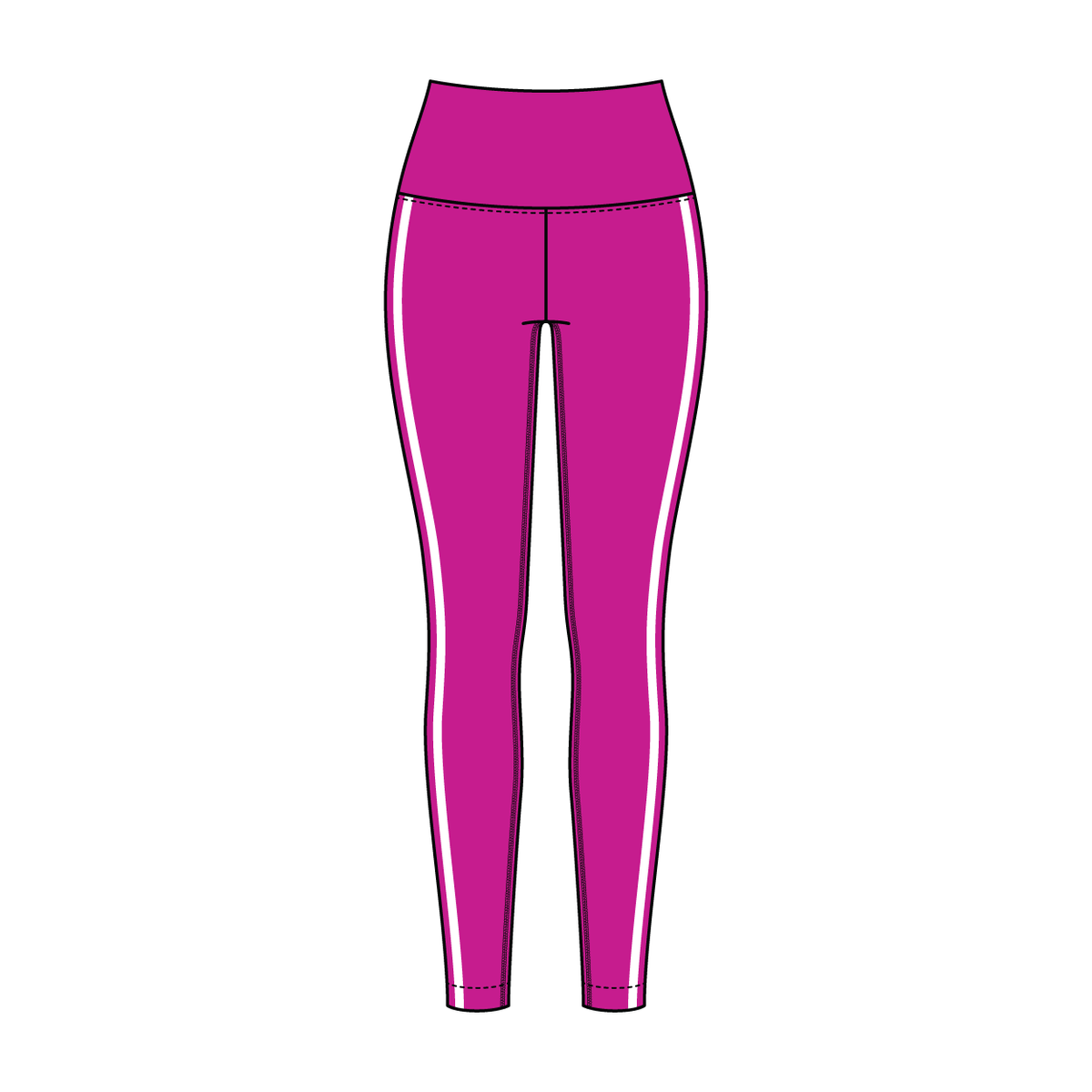 Women’s High Rise Legging with Contrast Binding