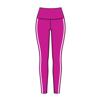 Women’s High Rise Legging with Contrast Binding