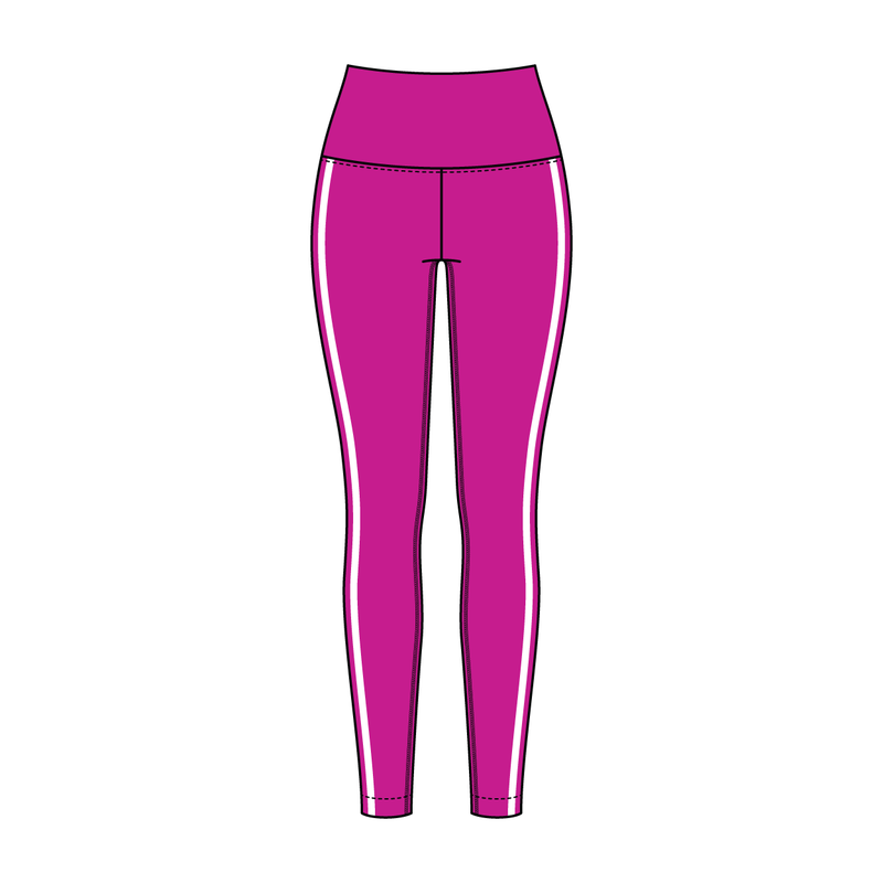 Women’s High Rise Legging with Contrast Binding