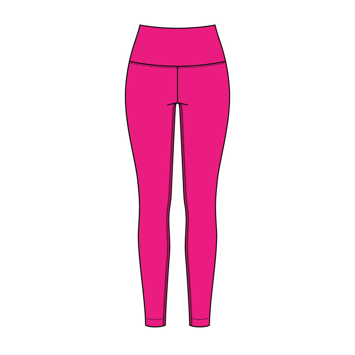 Women’s High Rise Legging with Contrast Binding