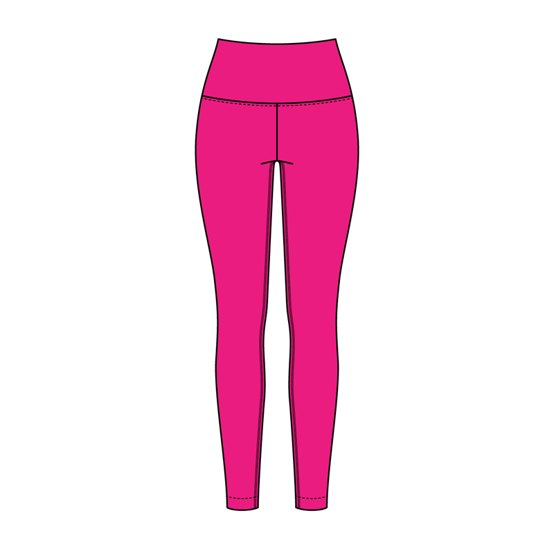Women’s High Rise Legging with Contrast Binding