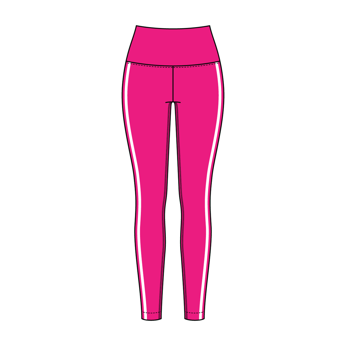 Women’s High Rise Legging with Contrast Binding