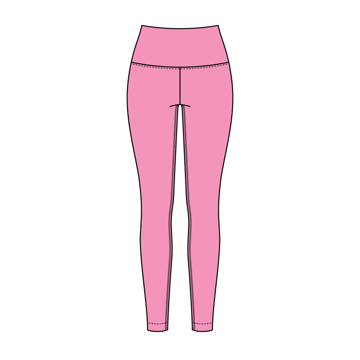 Women’s High Rise Legging with Contrast Binding
