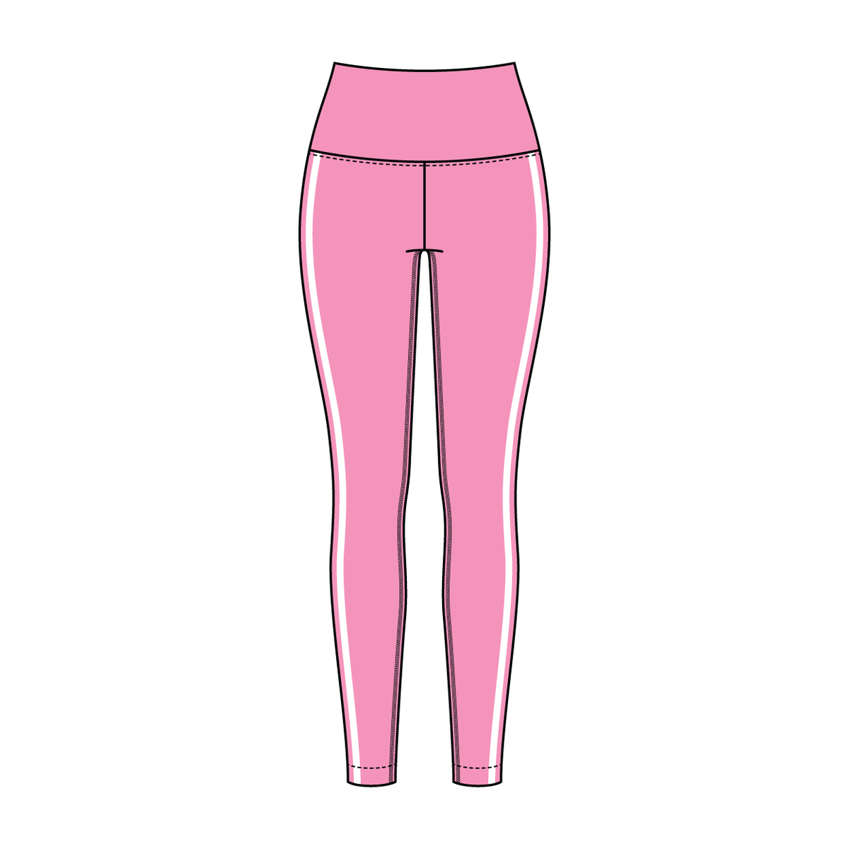 Women’s High Rise Legging with Contrast Binding