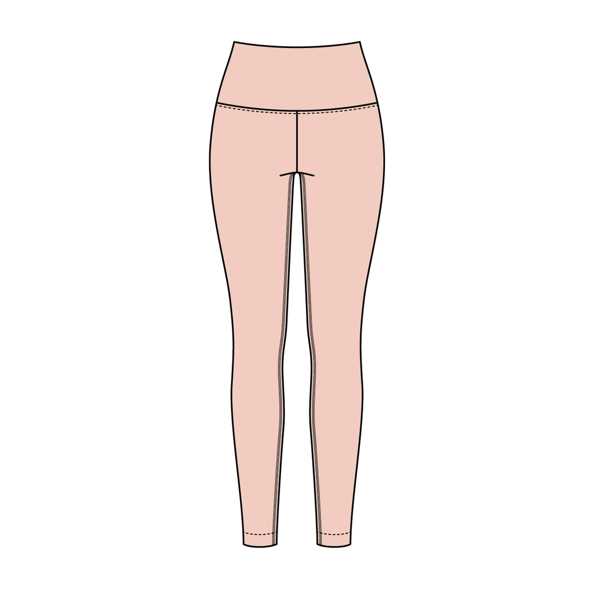 Women’s High Rise Legging with Contrast Binding