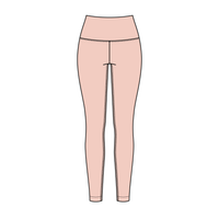 Women’s High Rise Legging with Contrast Binding