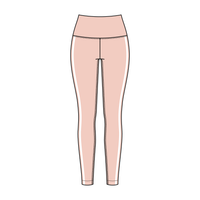 Women’s High Rise Legging with Contrast Binding