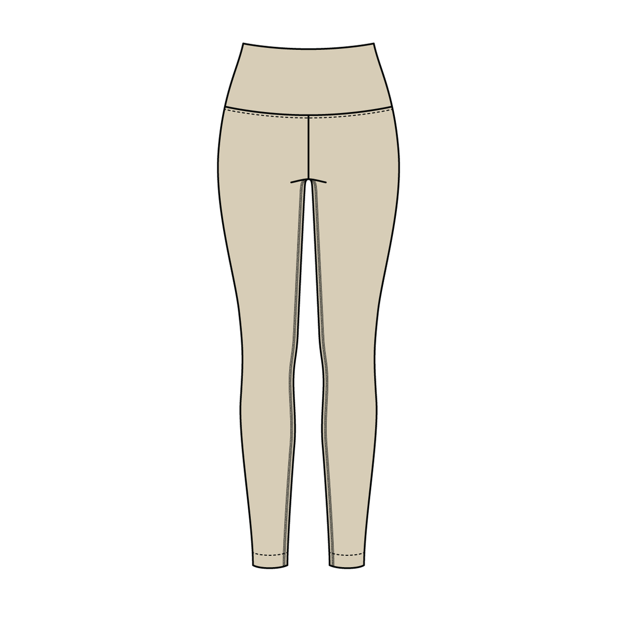 Women’s High Rise Legging with Contrast Binding