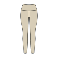 Women’s High Rise Legging with Contrast Binding