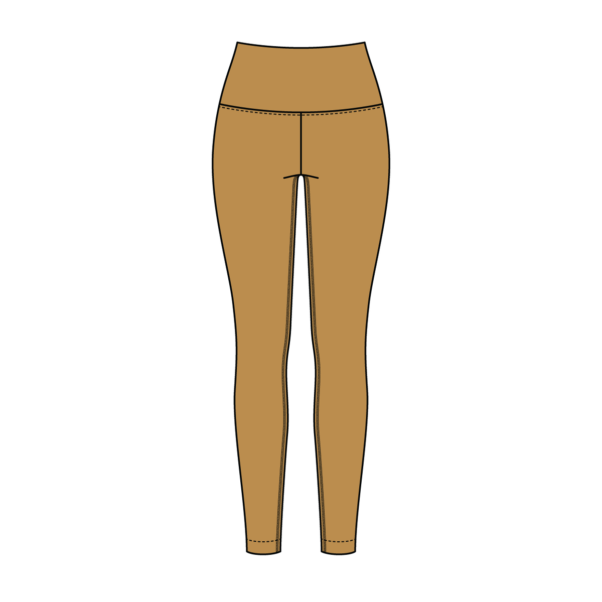 Women’s High Rise Legging with Contrast Binding