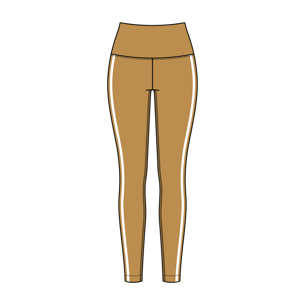 Women’s High Rise Legging with Contrast Binding