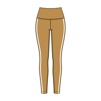 Women’s High Rise Legging with Contrast Binding