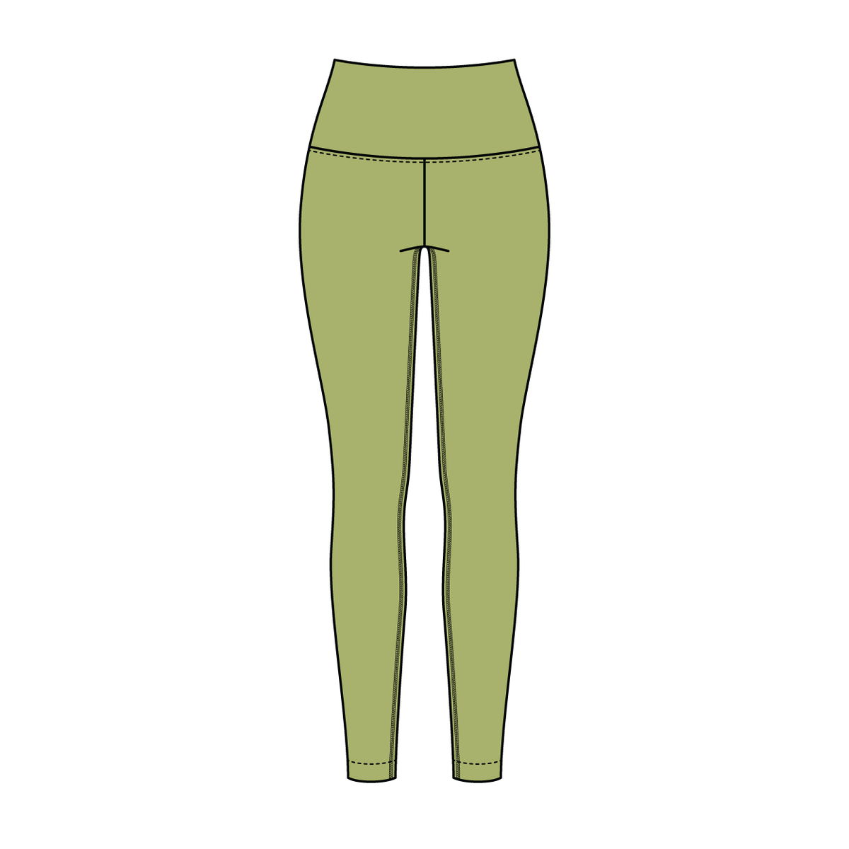 Women’s High Rise Legging with Contrast Binding