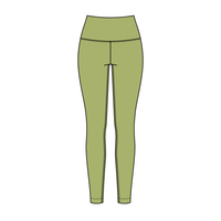 Women’s High Rise Legging with Contrast Binding