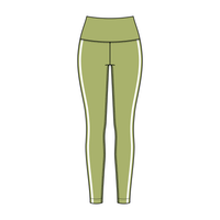 Women’s High Rise Legging with Contrast Binding