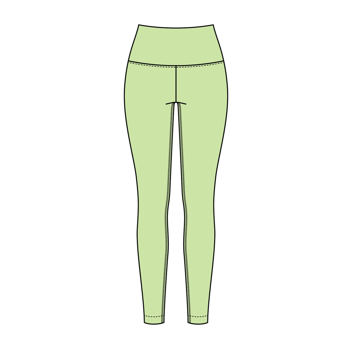 Women’s High Rise Legging with Contrast Binding