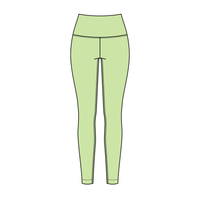 Women’s High Rise Legging with Contrast Binding