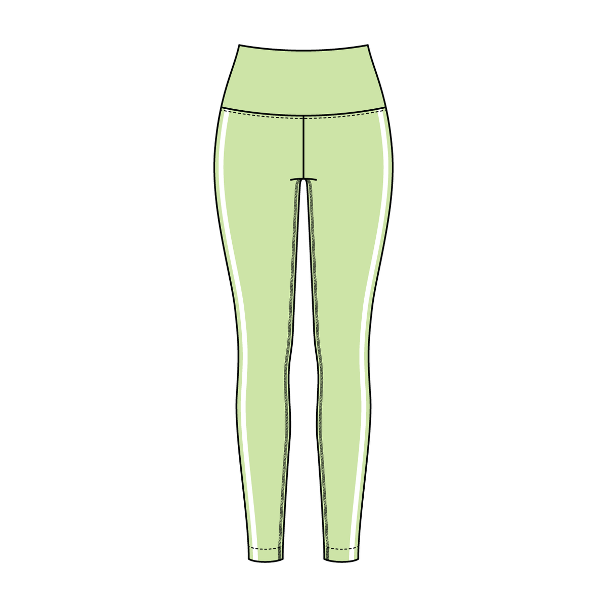 Women’s High Rise Legging with Contrast Binding