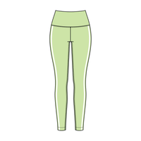 Women’s High Rise Legging with Contrast Binding