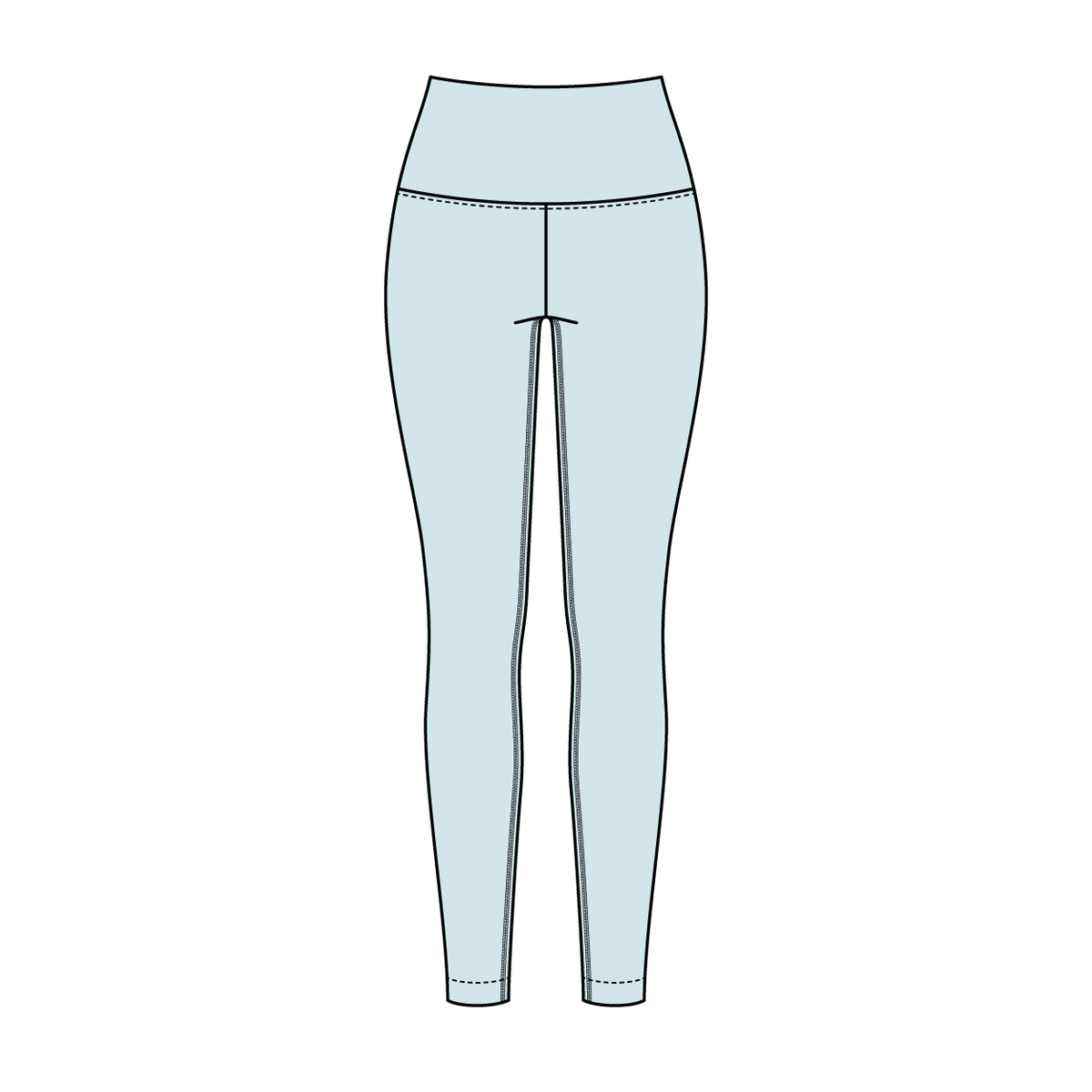Women’s High Rise Legging with Contrast Binding