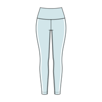 Women’s High Rise Legging with Contrast Binding