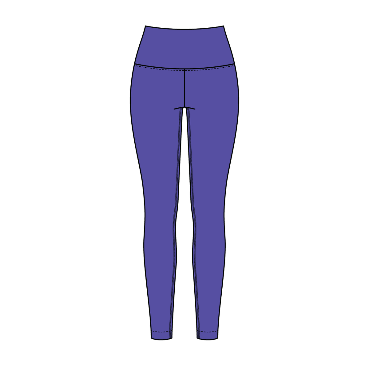 Women’s High Rise Legging with Contrast Binding