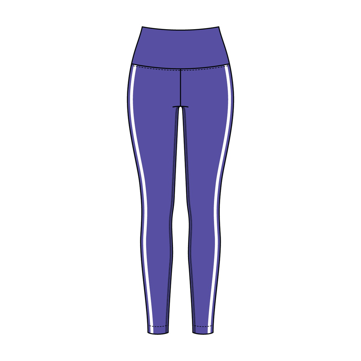 Women’s High Rise Legging with Contrast Binding