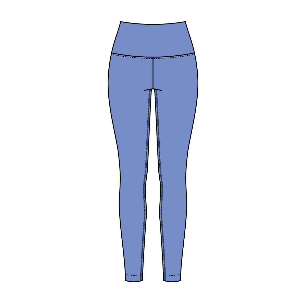 Women’s High Rise Legging with Contrast Binding
