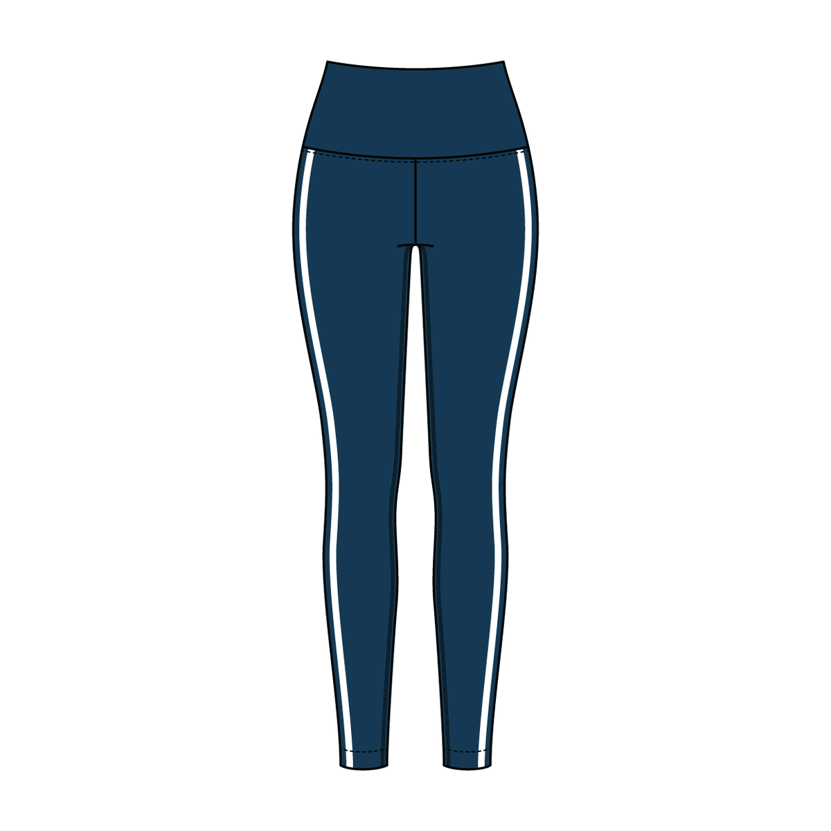 Women’s High Rise Legging with Contrast Binding