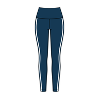 Women’s High Rise Legging with Contrast Binding