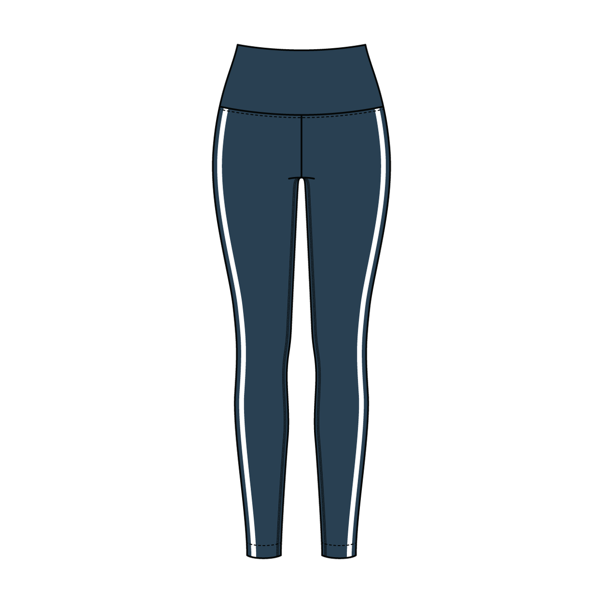 Women’s High Rise Legging with Contrast Binding