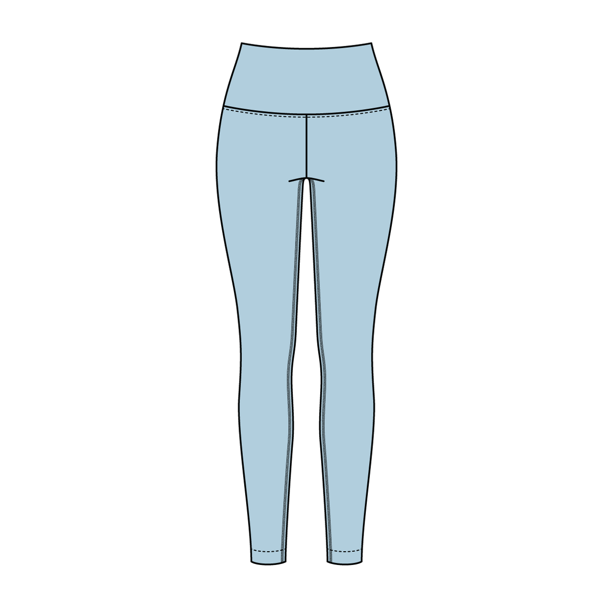 Women’s High Rise Legging with Contrast Binding