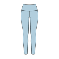 Women’s High Rise Legging with Contrast Binding