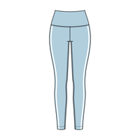 Women’s High Rise Legging with Contrast Binding
