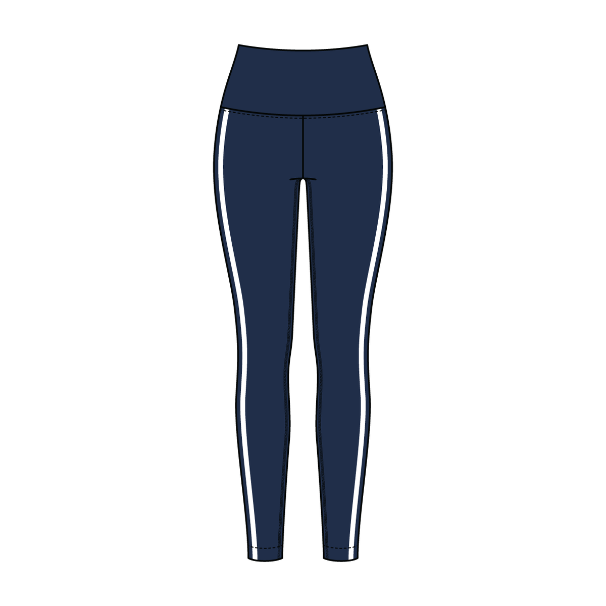 Women’s High Rise Legging with Contrast Binding