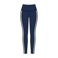 Women’s High Rise Legging with Contrast Binding