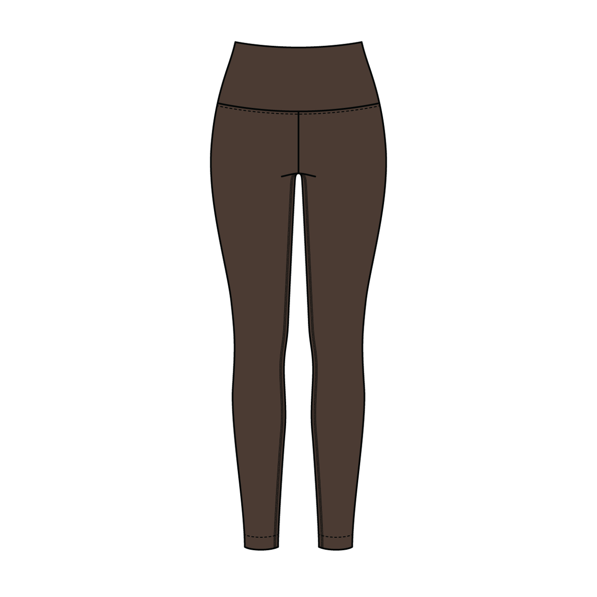 Women’s High Rise Legging with Contrast Binding