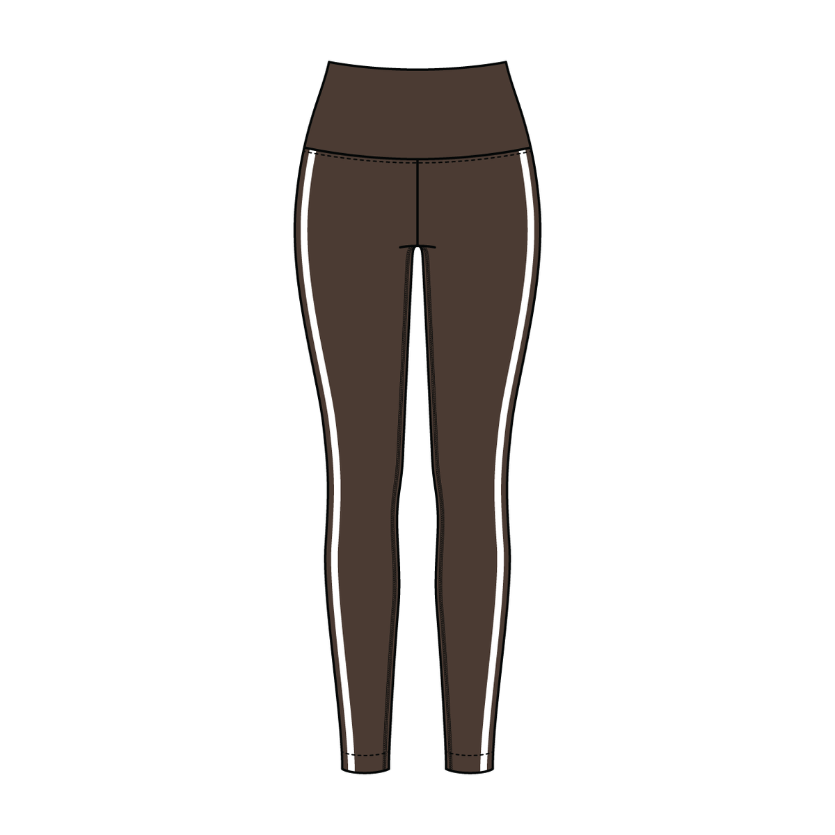 Women’s High Rise Legging with Contrast Binding