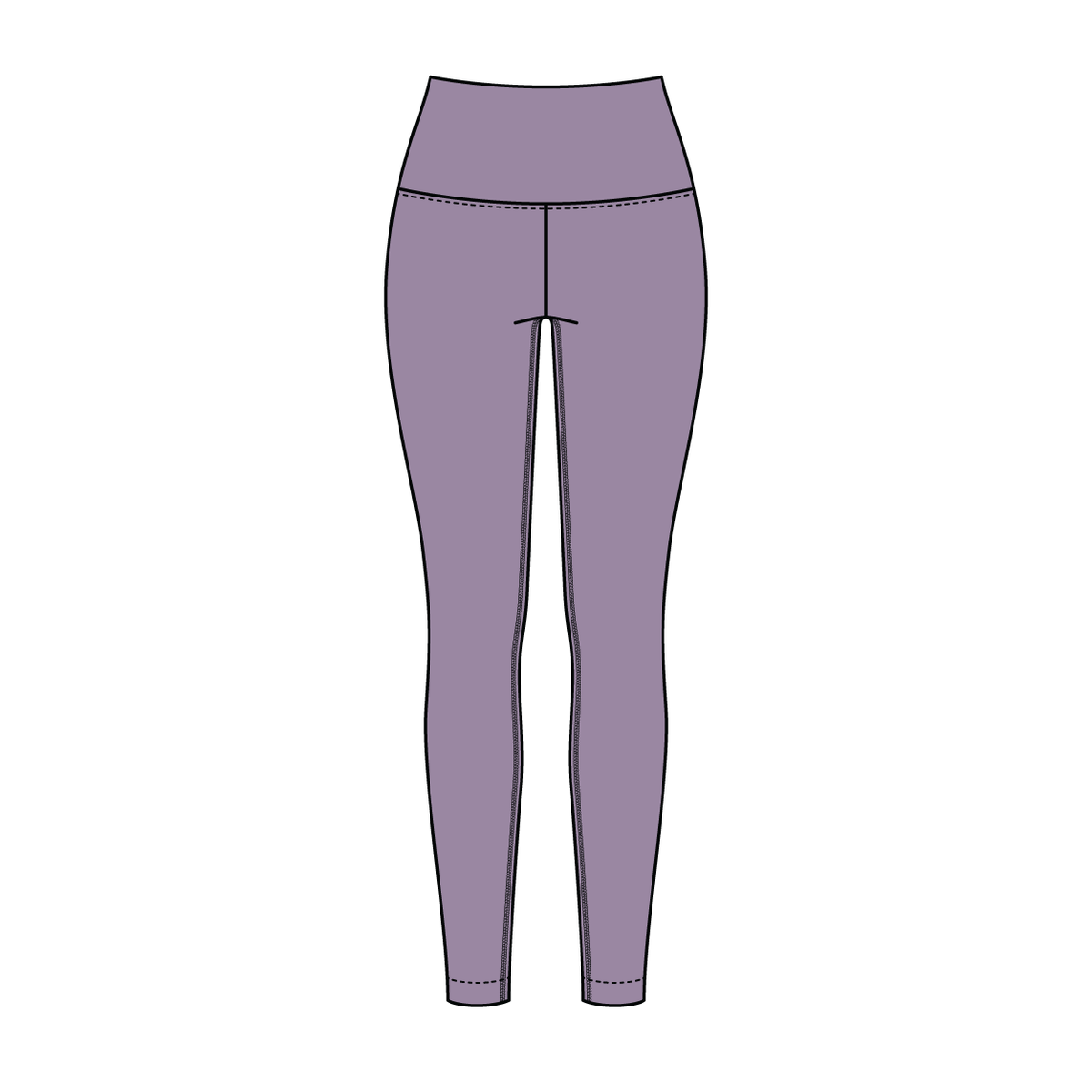 Women’s High Rise Legging with Contrast Binding