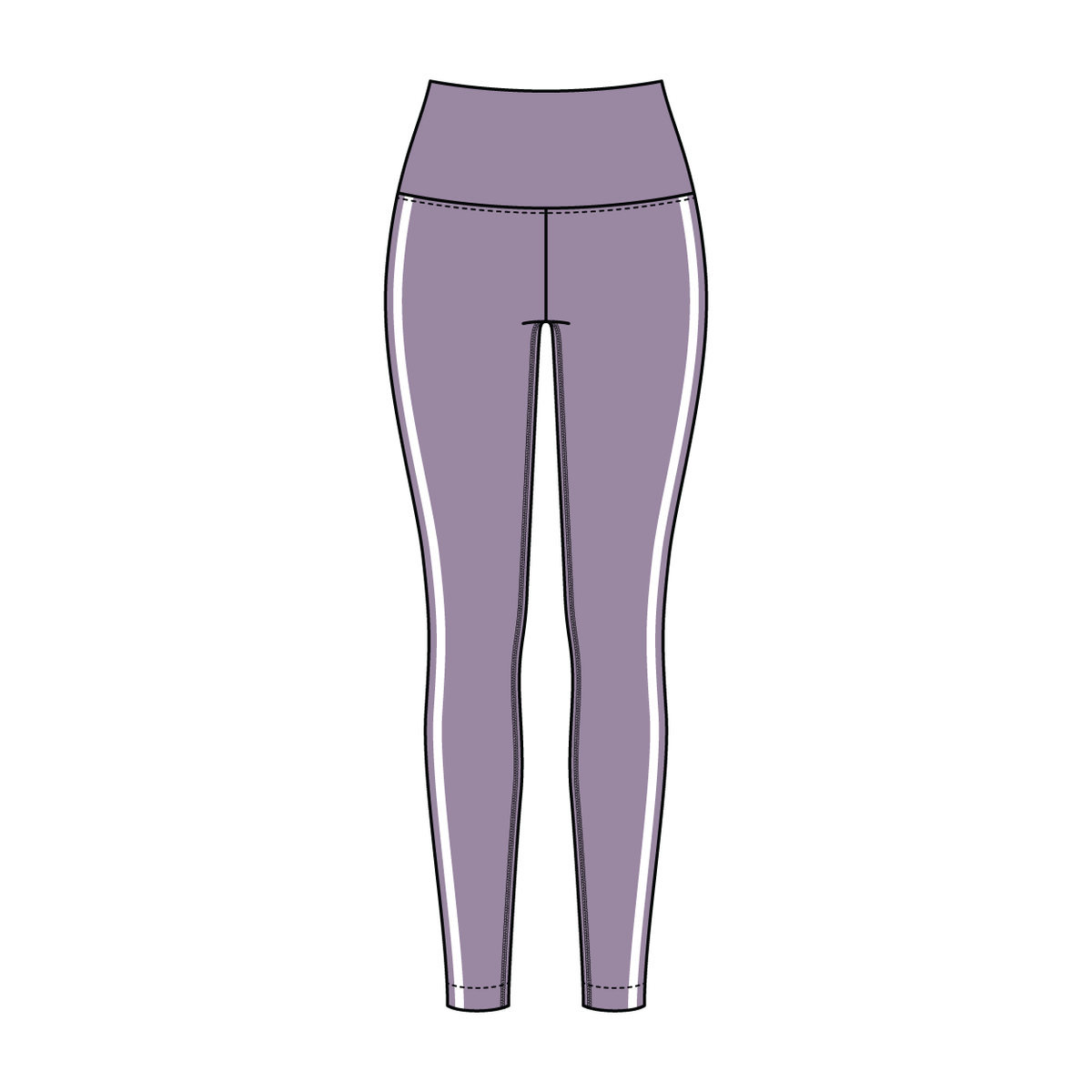 Women’s High Rise Legging with Contrast Binding