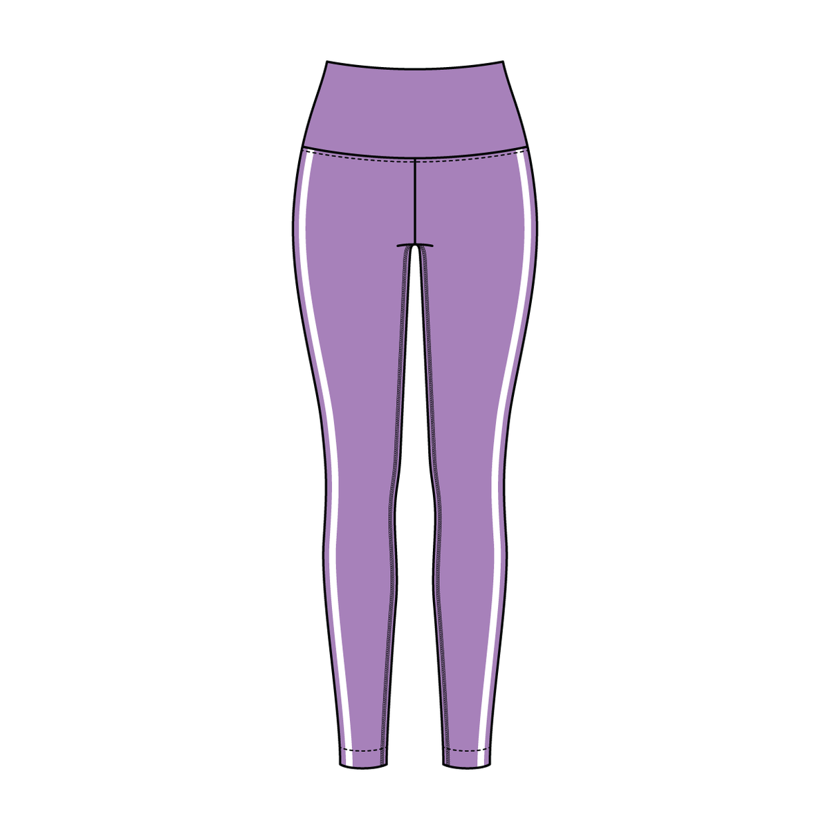 Women’s High Rise Legging with Contrast Binding
