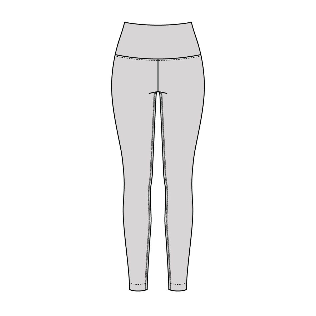 Women’s High Rise Legging with Contrast Binding
