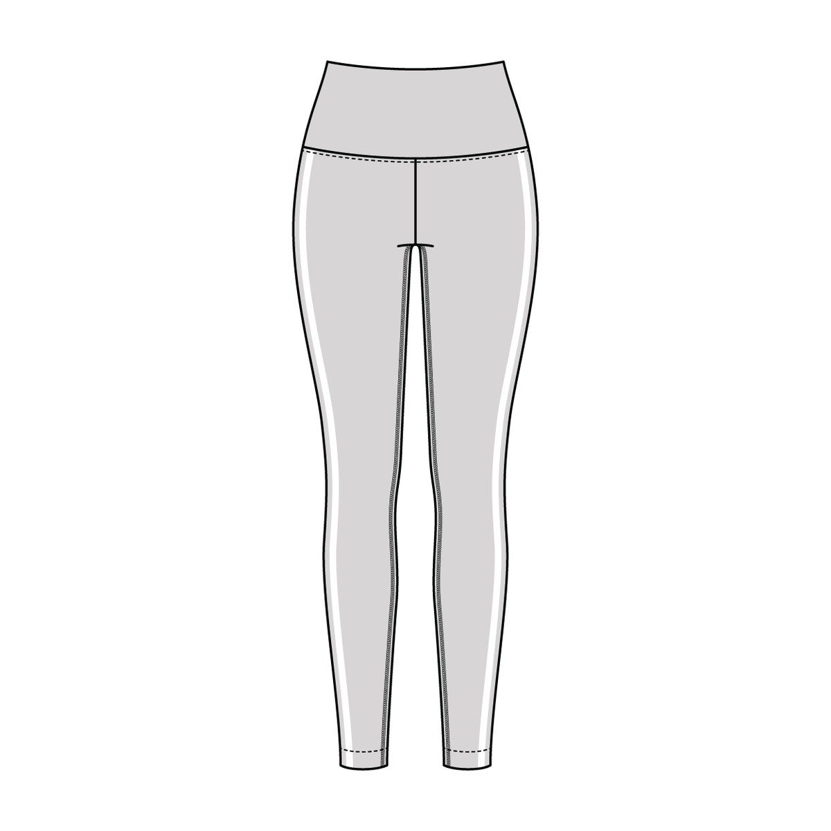 Women’s High Rise Legging with Contrast Binding