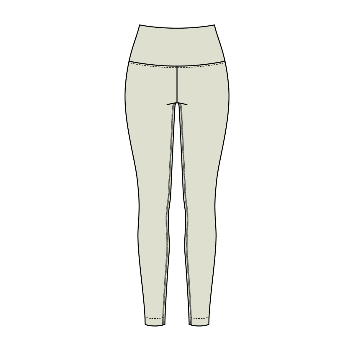 Women’s High Rise Legging with Contrast Binding